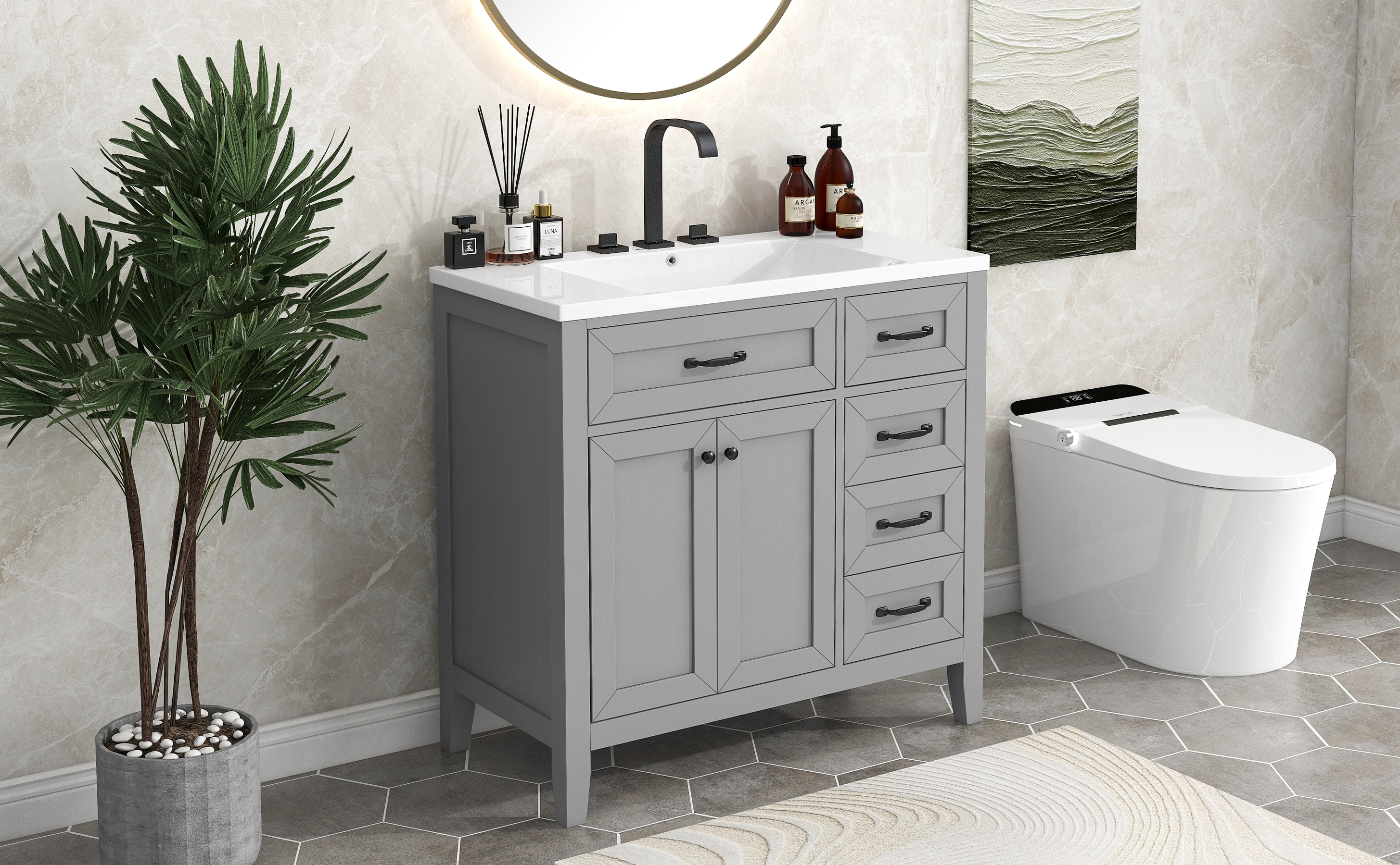 Bathroom Vanity GGAR-1002 Free Delivery