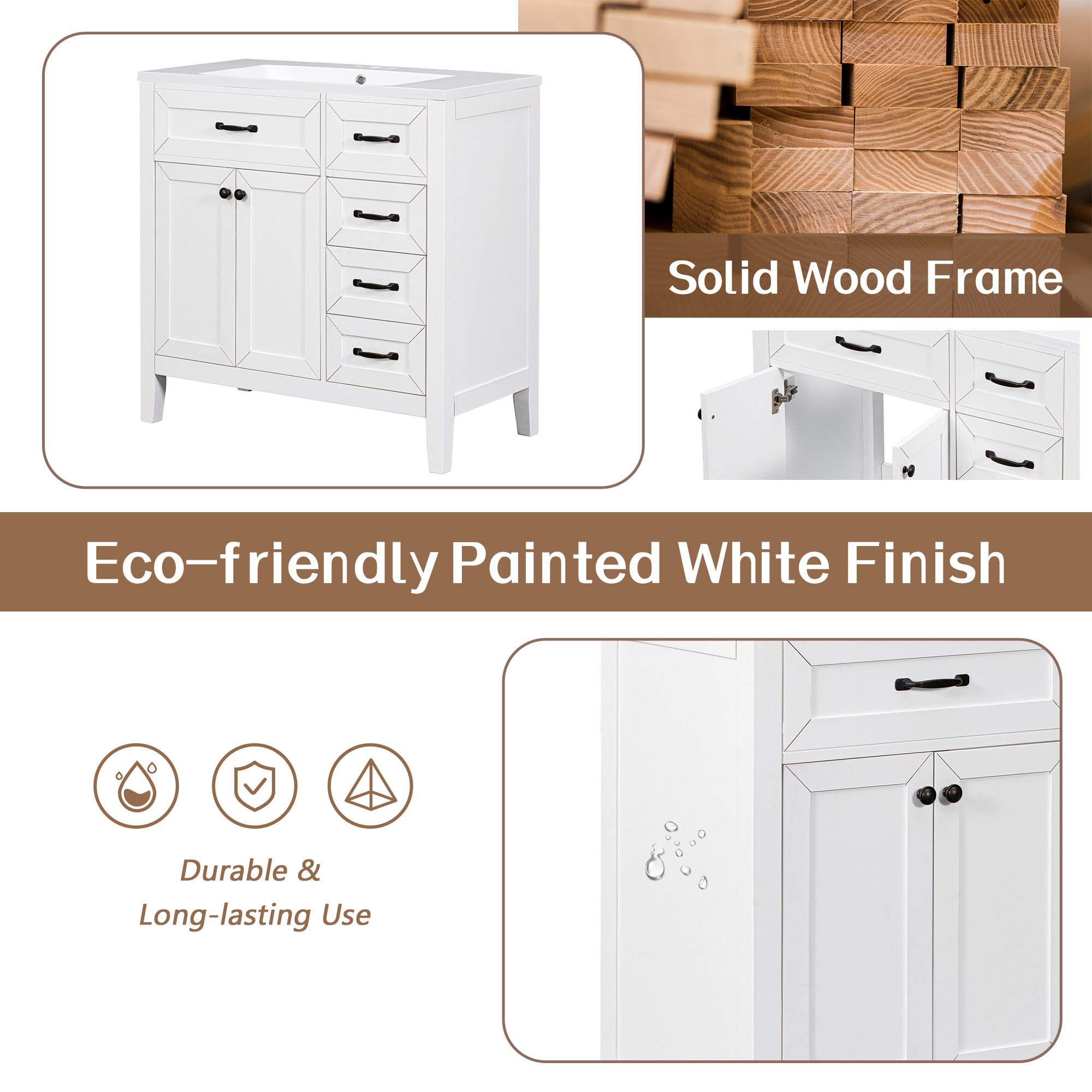 Bathroom Vanity GGAR-1002 Free Delivery