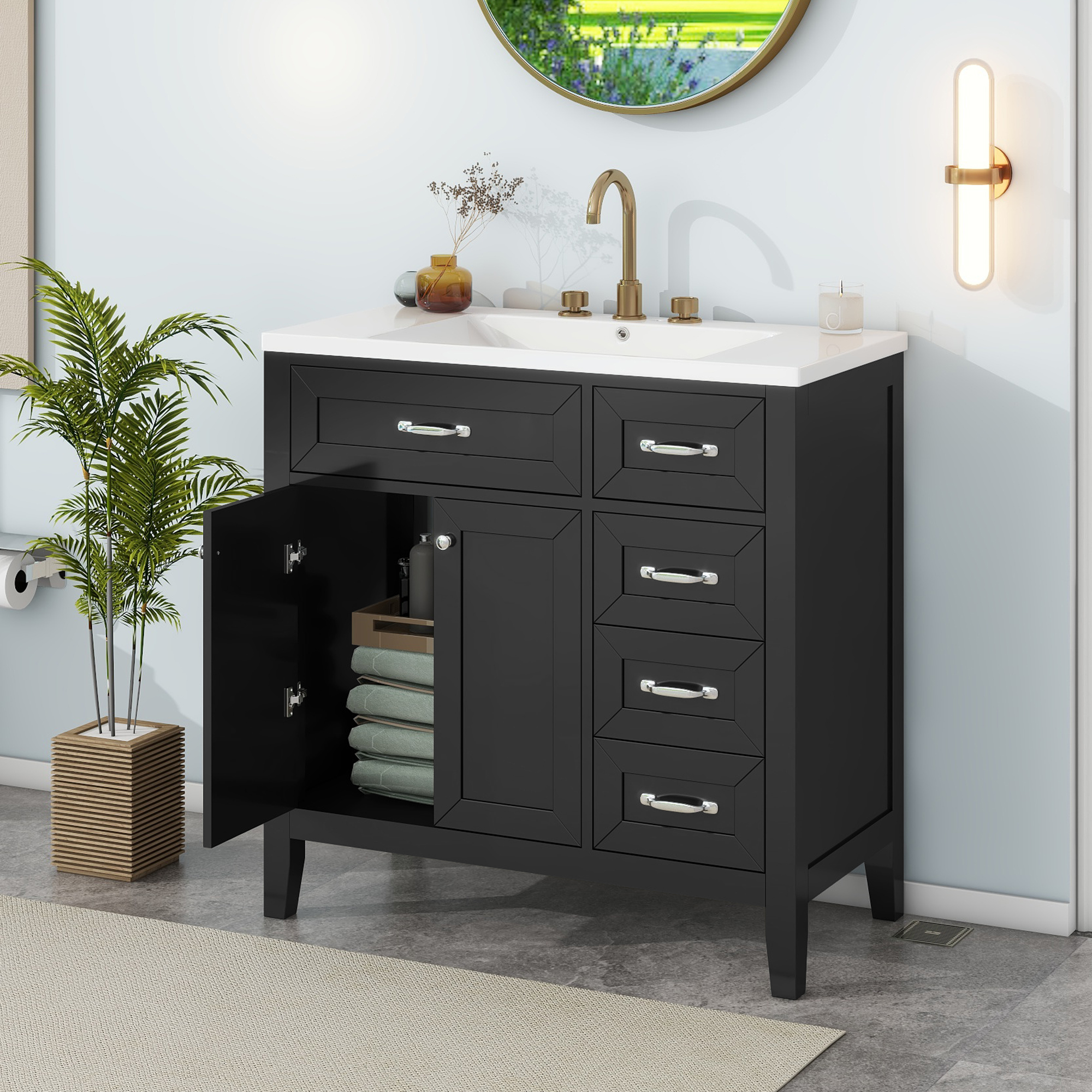 Bathroom Vanity GGAR-1002 Free Delivery