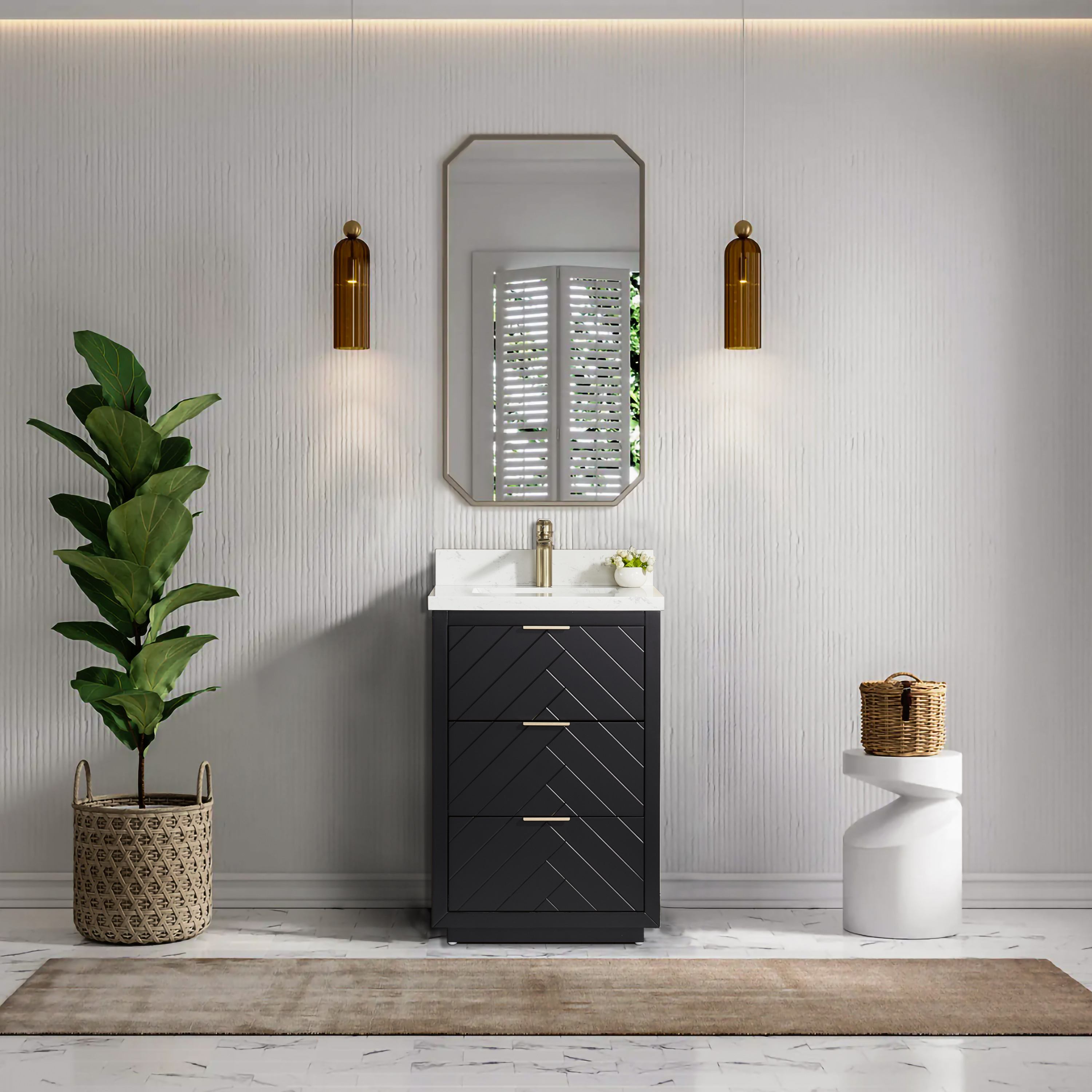 Bathroom Vanity SHP-Night10024B