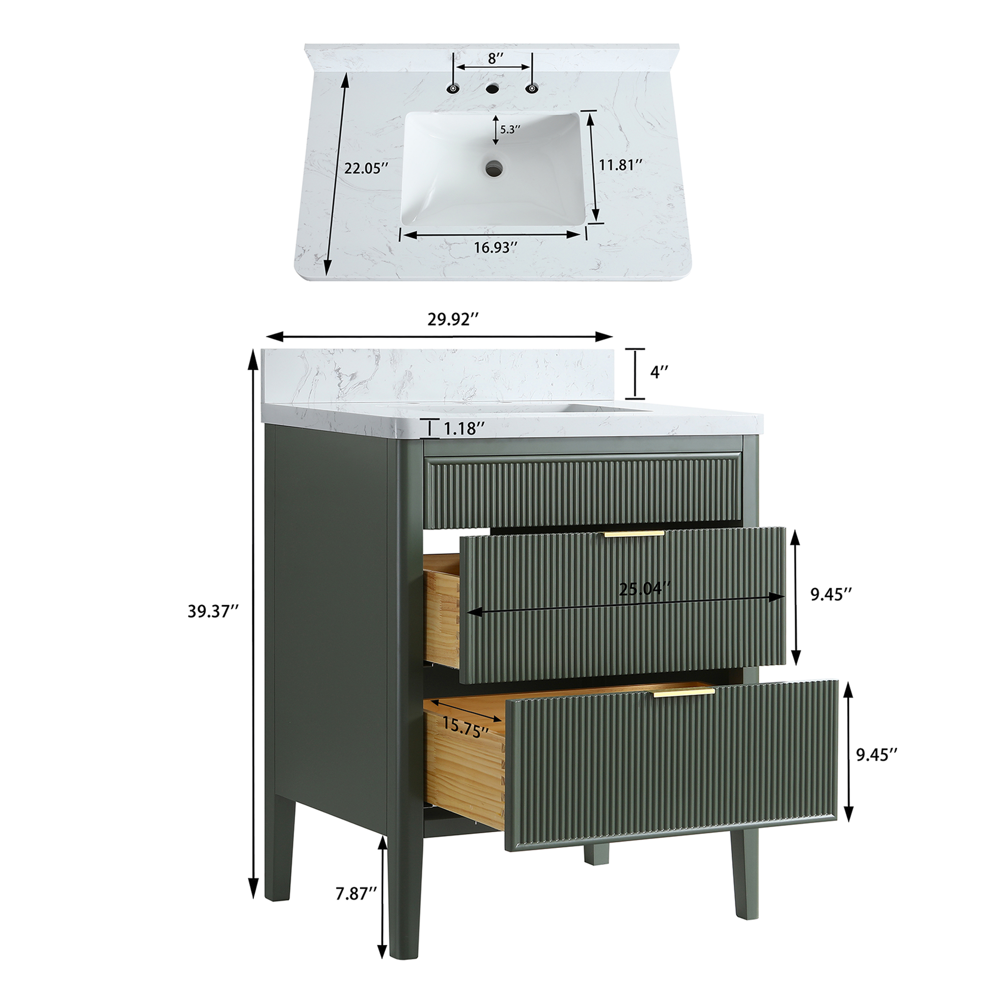 Bathroom Vanity SHP-FIONA3025110