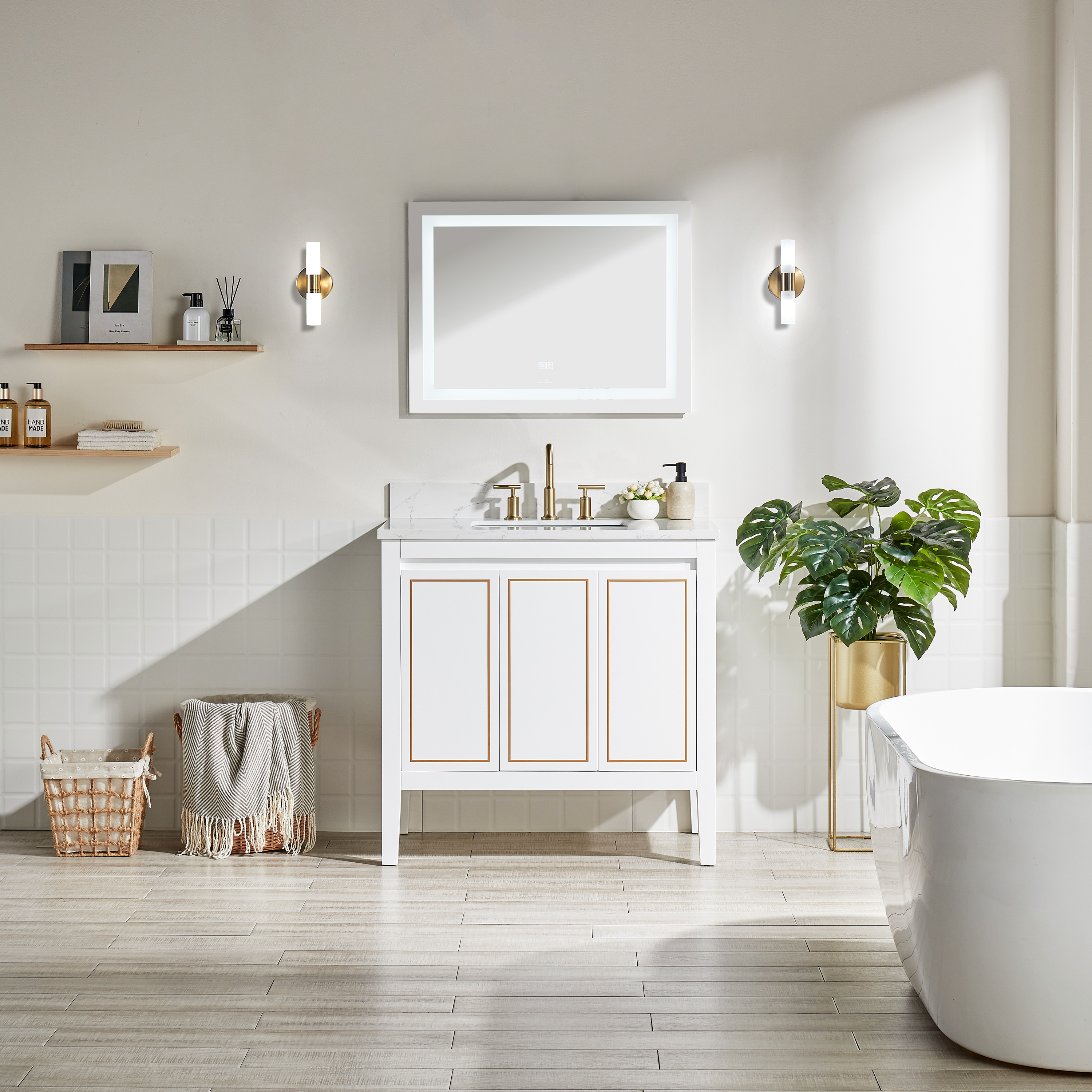 Bathroom Vanity SHP-Line30036W