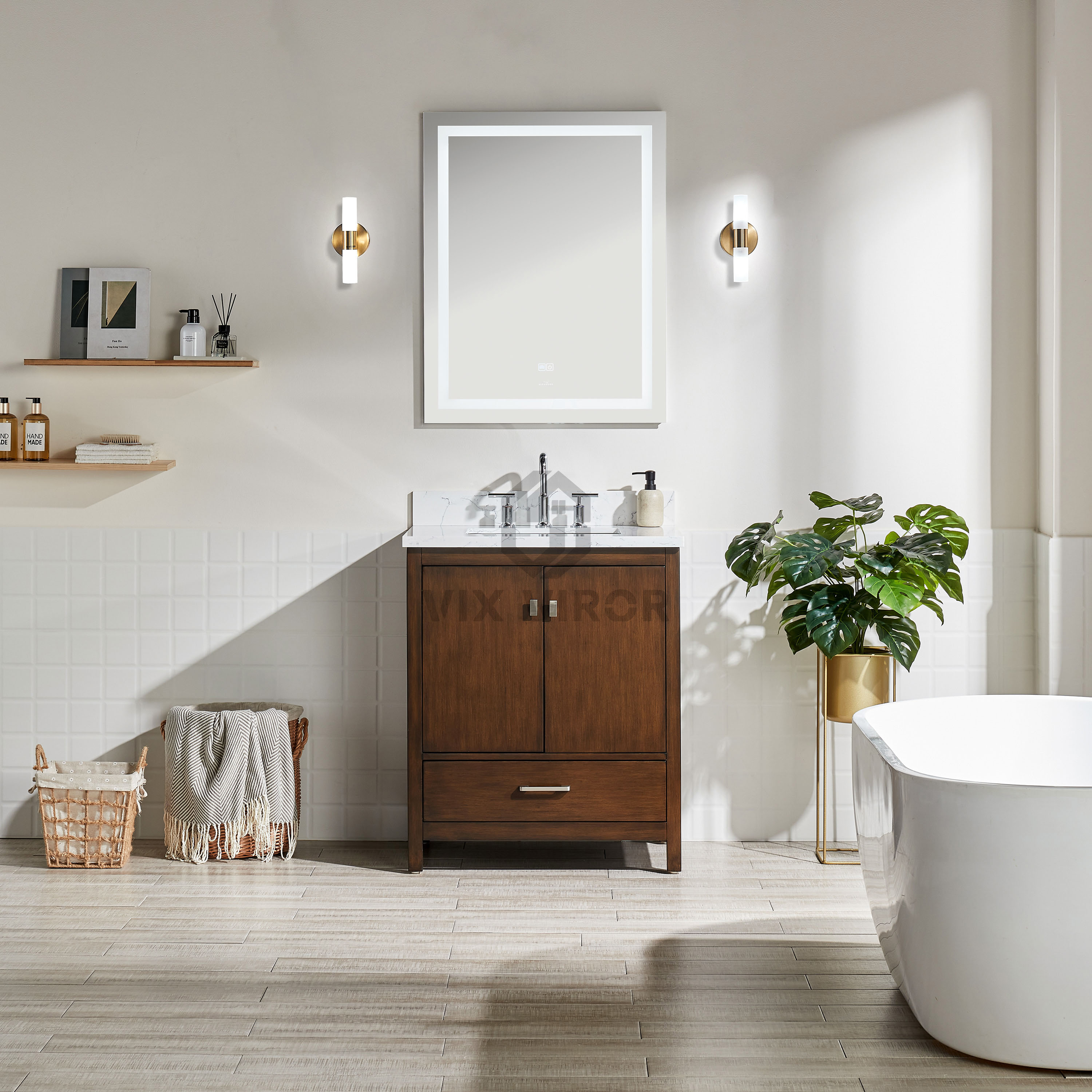 Bathroom Vanity SHP- Wood20024