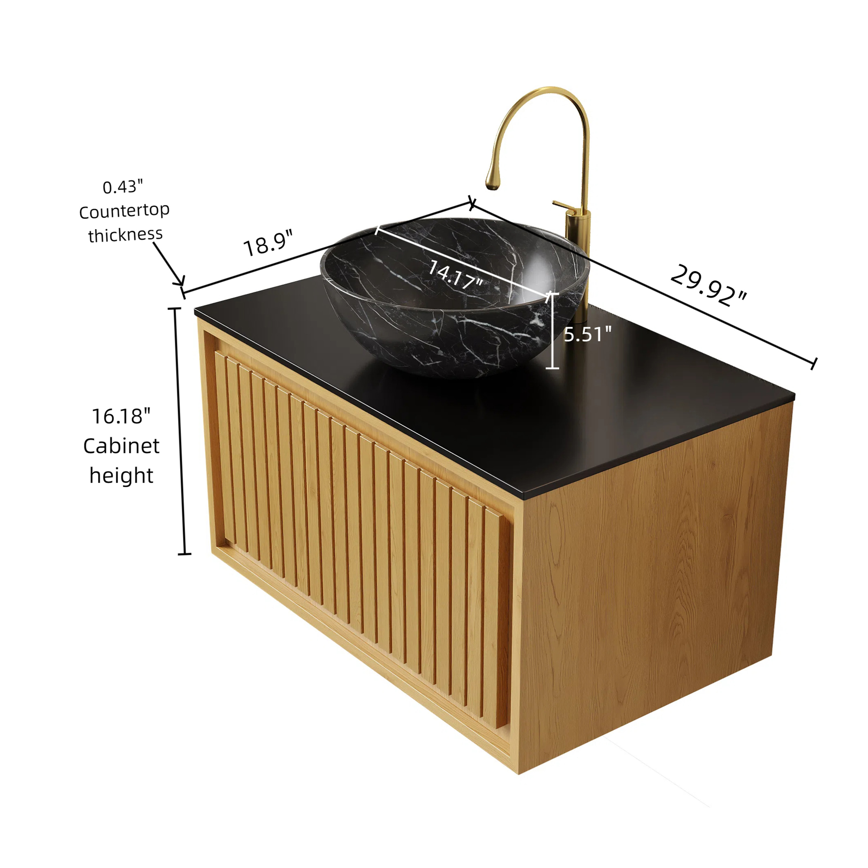 Bathroom Vanity SHP-W261548003