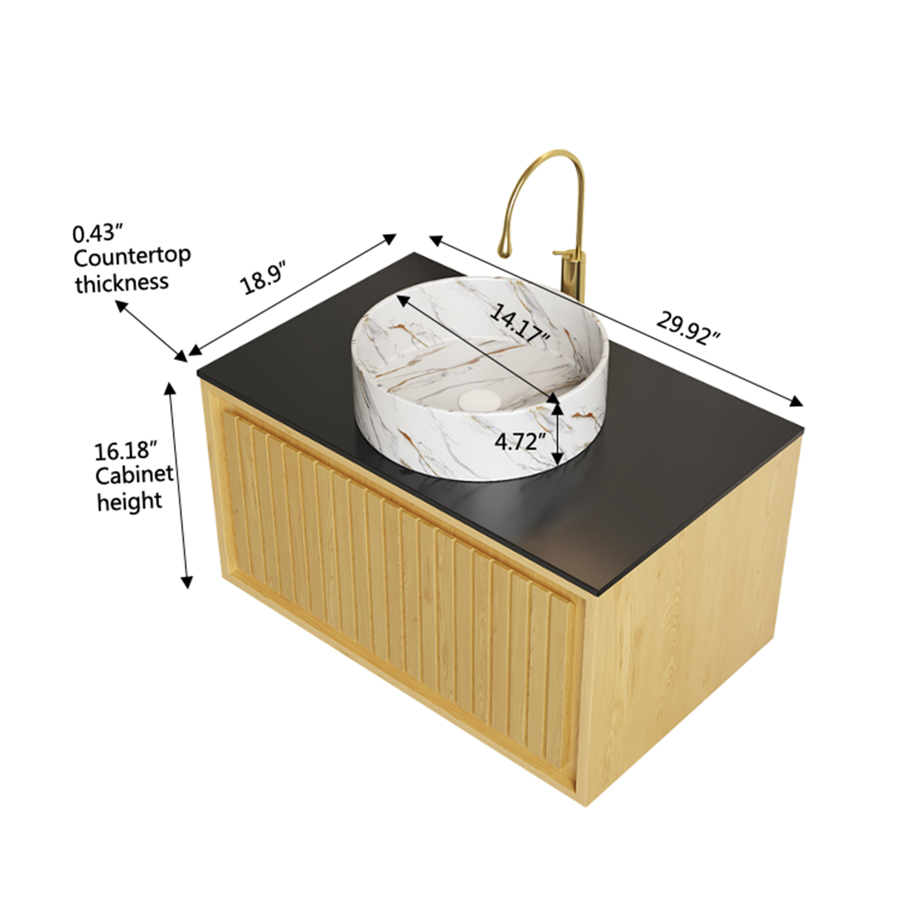 Bathroom Vanity SHP-W261548004