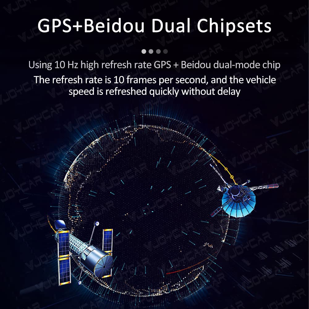 HUD GPS Speedometer Digital Speed Meter Head Up Display for Cars Trucks,USB Cable Install Accurate KMH Speed Updates in 1 KMH