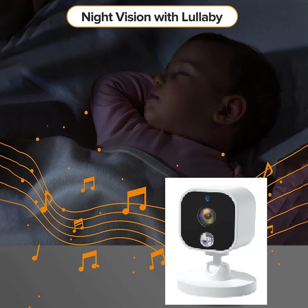 2.8 Inch 1080P Wireless Baby Monitor with Camera,Two-Way Talk Audio Video,IPS Screen,Baby Cry Sound Temp Detection For Babysitter