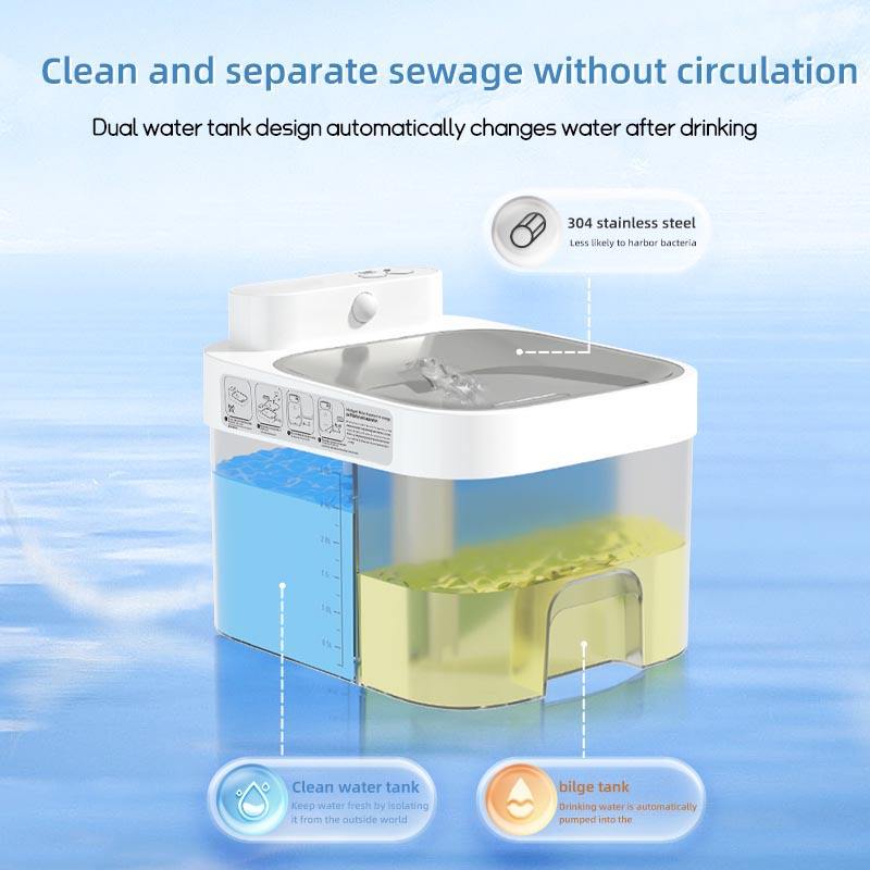 Pet Water Dispenser Automatic Fountain Induction APP Control Cat Water Dispenser Large 3L Pet Clean Sewage Separation