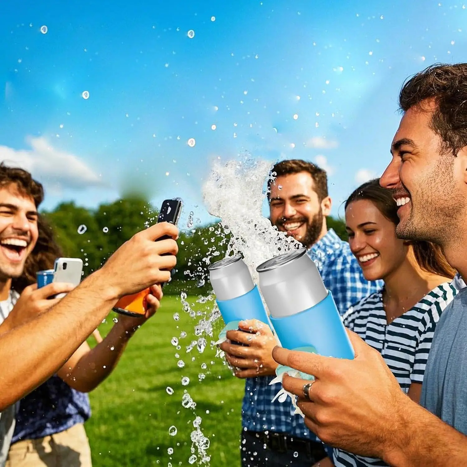 Turntable Drinking Game for Party, Randomized Beer Shotguns Party Game, Fun Bachelor Party Gift for BBQ Pregame