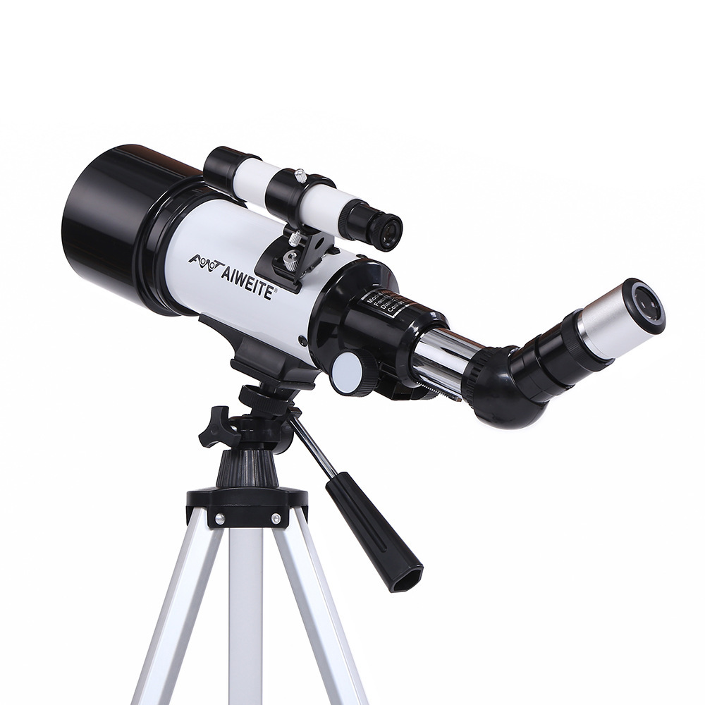 Astronomical Telescope 70mm Aperture 120 Zoom AZ Mount FMC Green Film Optics Portable Tripod Phone Adapter Red Dot Star Finder Christmas Birthday Kids Gift