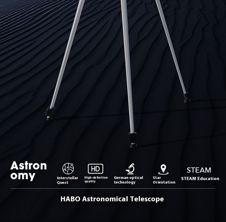 70mm Aperture 100mm Focal Length 15-150x Magnification Telescope with Multi-Layer Broadband Coating Extendable Tripod Christmas Birthday Kids Gift