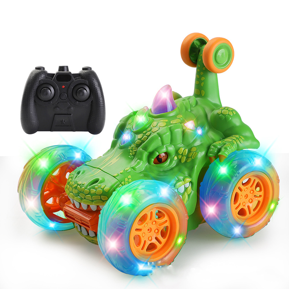 9718 Remote Control Car, 360 Degree Rotating 2.4GHz Fast Stunt RC Cars Lights Off Road RC Crawlers Toys for Kids Birthday Christmas Stocking Stuffer Gifts