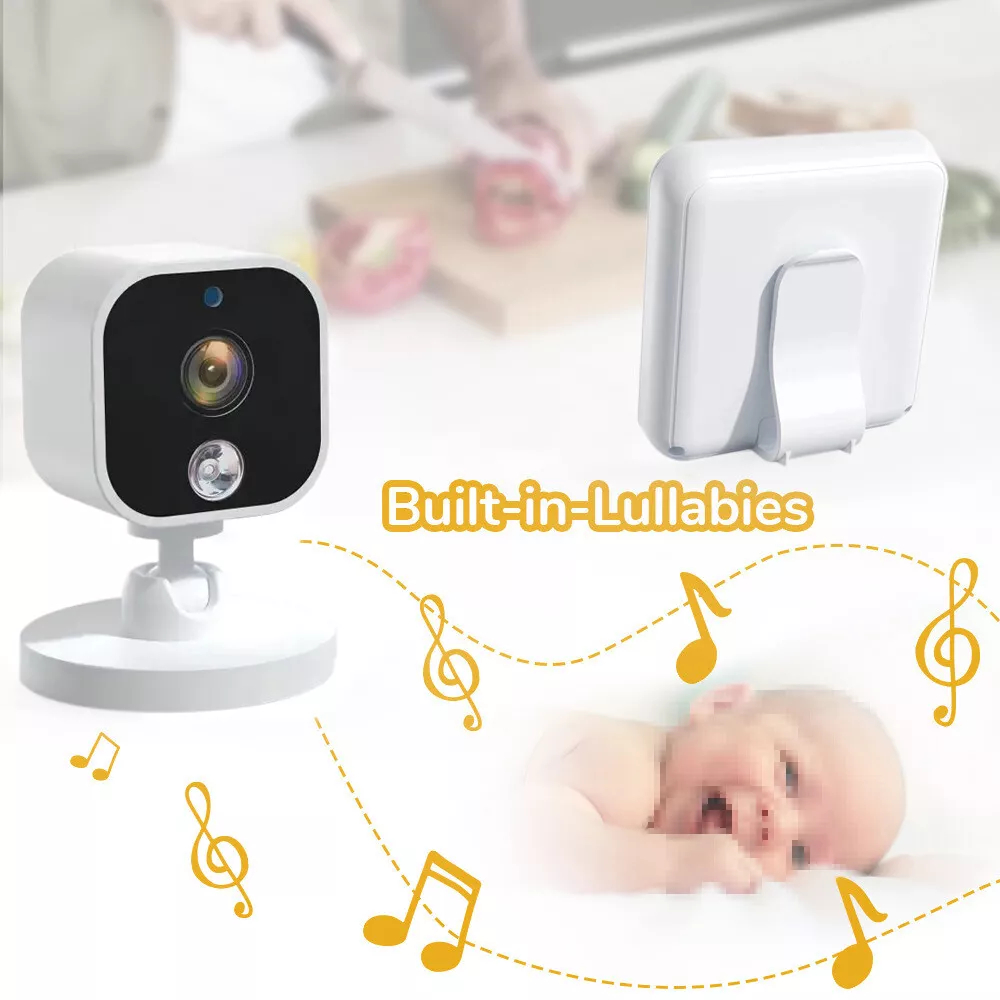2.8 Inch 1080P Wireless Baby Monitor with Camera,Two-Way Talk Audio Video,IPS Screen,Baby Cry Sound Temp Detection For Babysitter