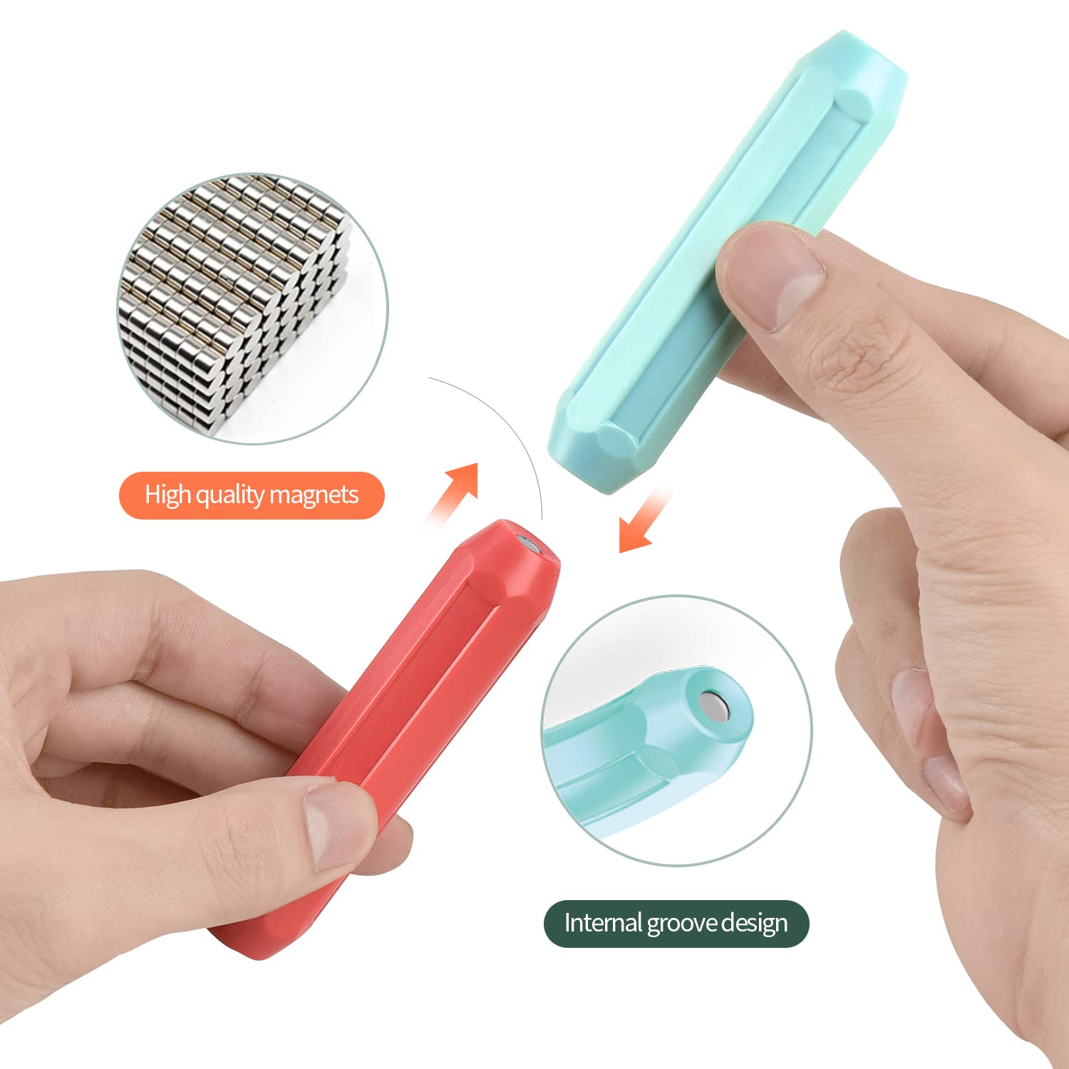 Magnetic Balls Rods STEM Building Set 25PCS Safe Montessori Stacking Educational Toys for Kids 3+ Creativity Fine Motor Skills Development