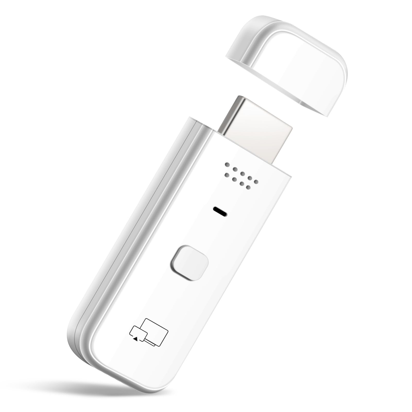Wireless HDMI Transmitter and Receiver,4K Decode 1080P Output 2.4G 5G Display Adapter Plug Play Portable Streaming Video Audio to Monitor from PC DV HDTV