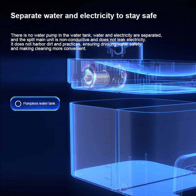 Pet Water Dispenser Automatic Fountain Induction APP Control Cat Water Dispenser Large 3L Pet Clean Sewage Separation