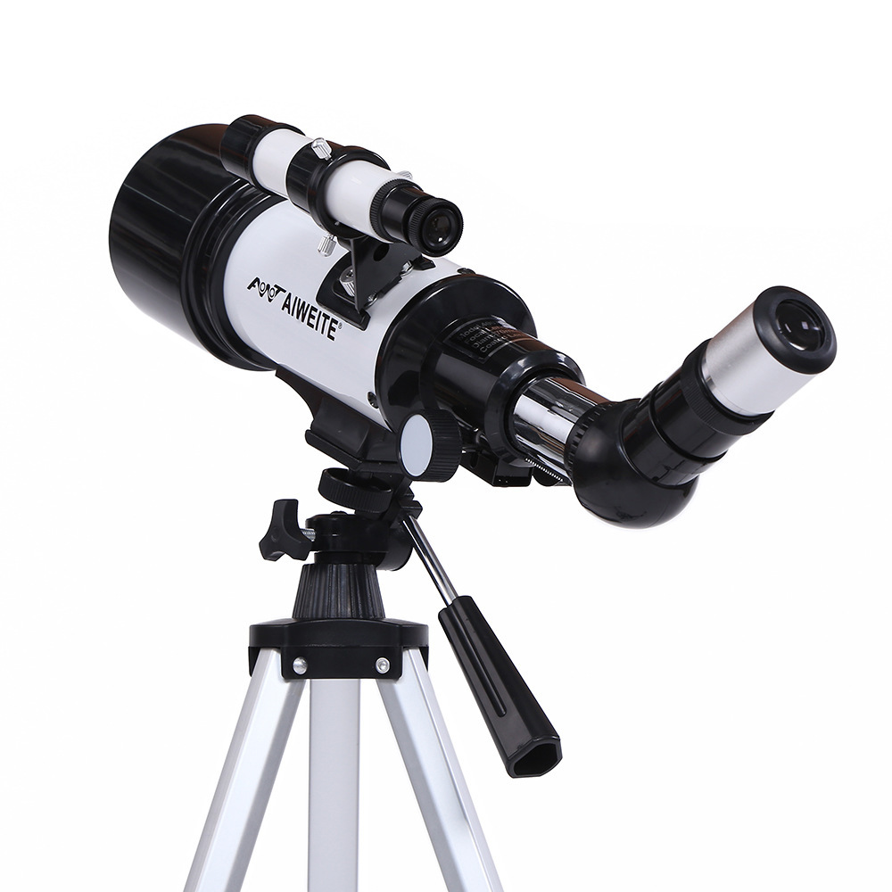 Astronomical Telescope 70mm Aperture 120 Zoom AZ Mount FMC Green Film Optics Portable Tripod Phone Adapter Red Dot Star Finder Christmas Birthday Kids Gift