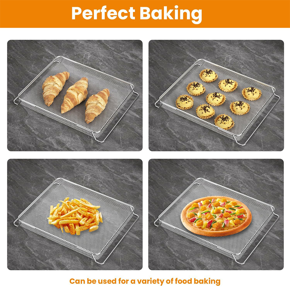 Ninja Foodi Replacement Air Fryer Oven Basket, Original Replacement Baking Trays for NINJA DT201 DT251 Foodi Digital Air Fryer Oven