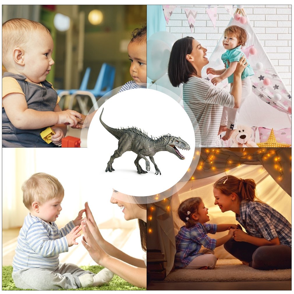 Action Figures Indominus Rex Open Mouth Savage Tyrannosaurus Dinosaur World Animals Model Play Toy Collectible Prehistoric Adventure Display Jurassic Fun Gift Kids
