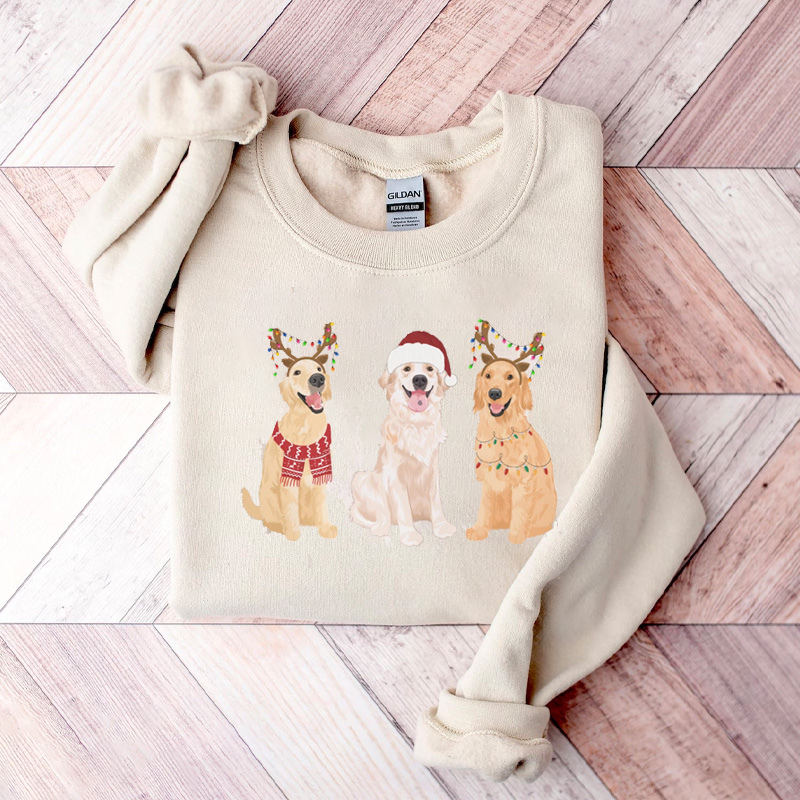 Golden Retriever Christmas Sweatshirt