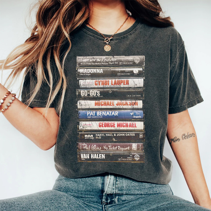 80's Rock Cassette T-Shirt