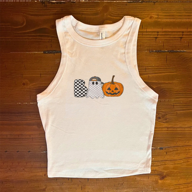 Cute Ghost Boo Tank Top