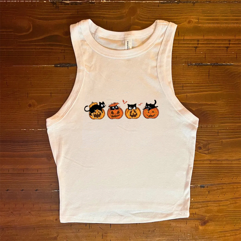 Halloween Cat Tank Top