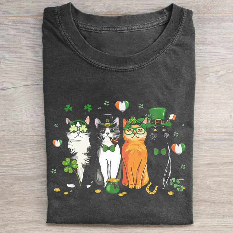 Cat St Patrick's Day T-shirt