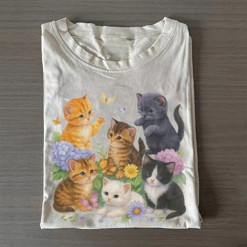 Cute Kitten Graphic T-shirt