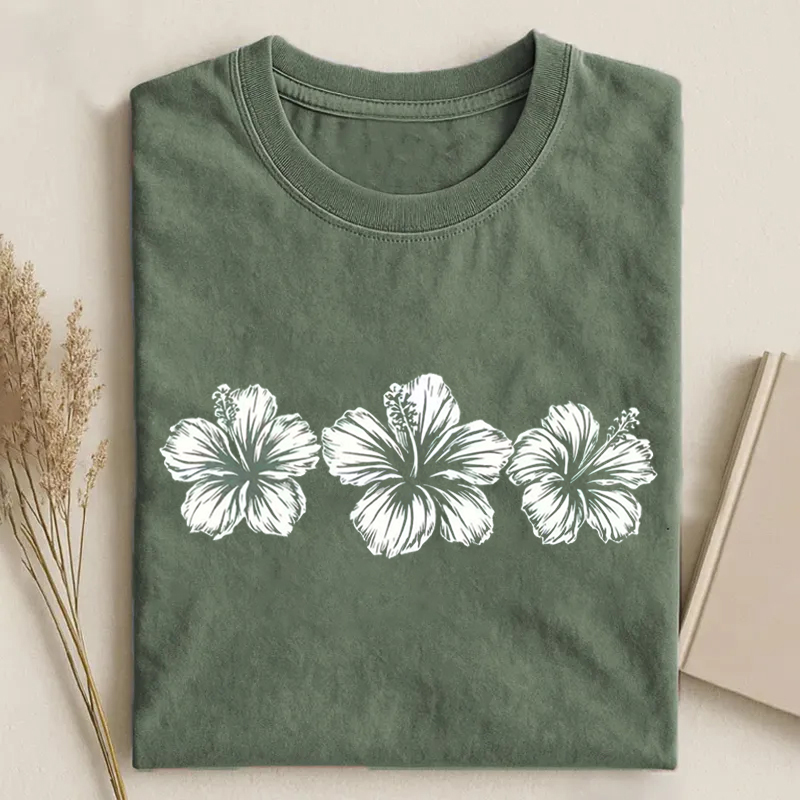 Hibiscus Flower T-shirt