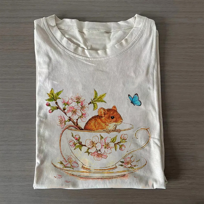 Cottagecore Mouse T-shirt