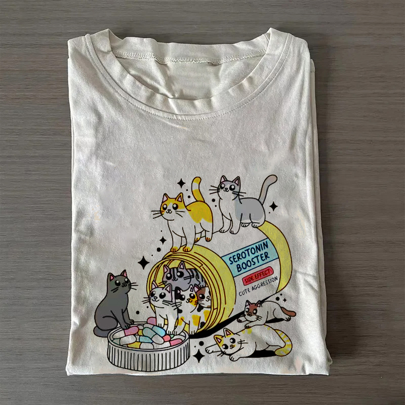 Antidepressant Cat T-shirt