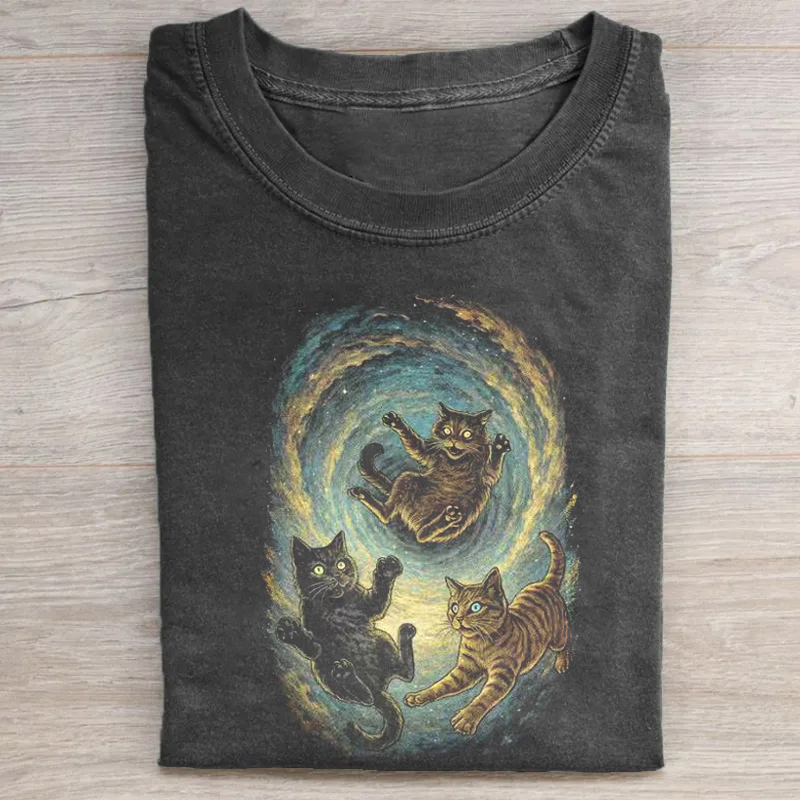 Vintage Cat Portal T-shirt