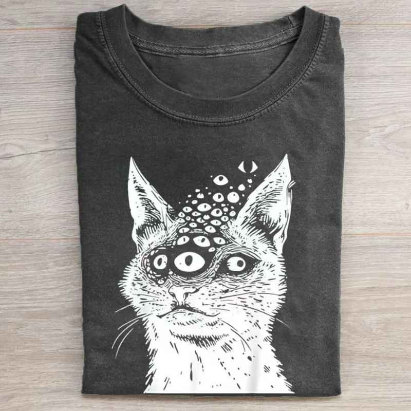 Weirdcore Cat T-shirt