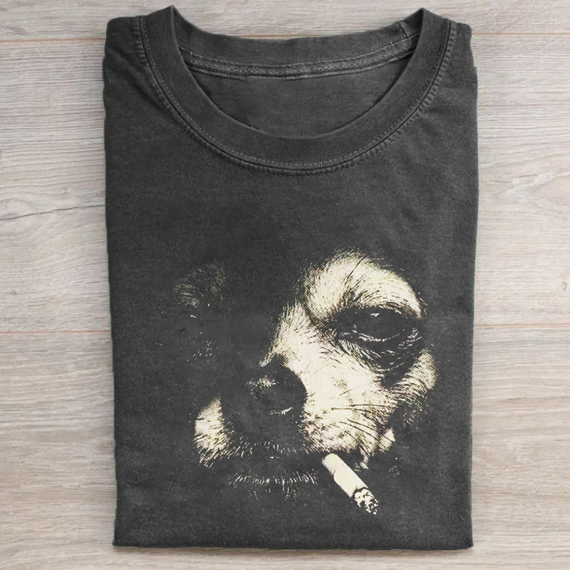 Smoking Chihuahua T-shirt