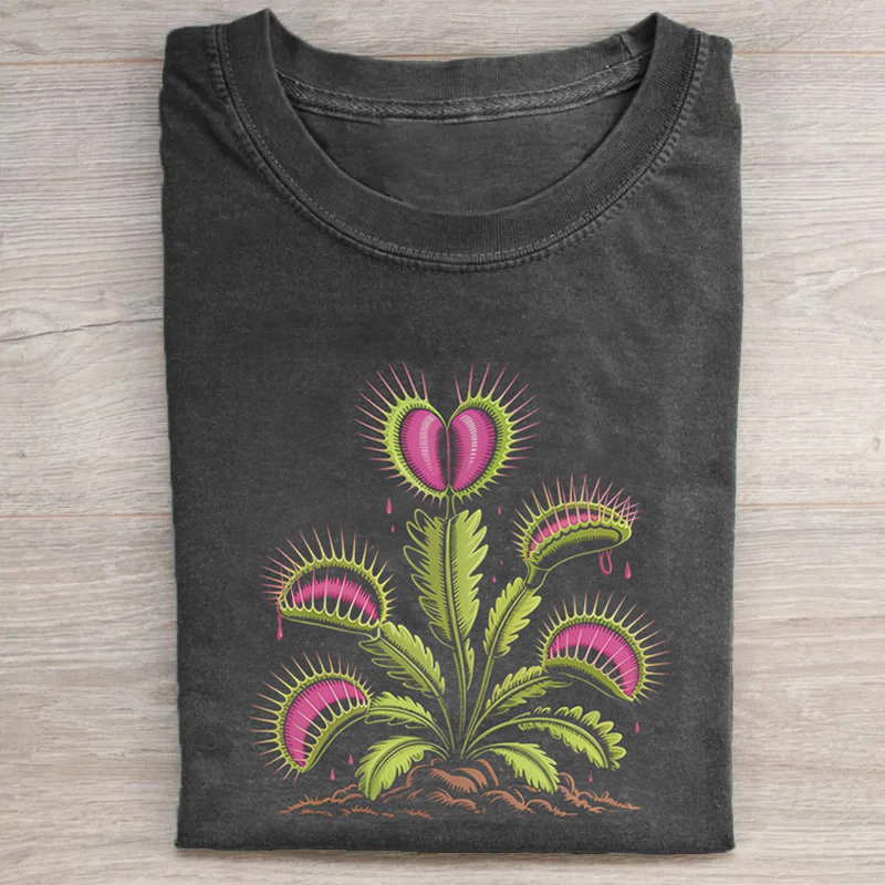 Venus Flytrap Botanical Plant T-shirt