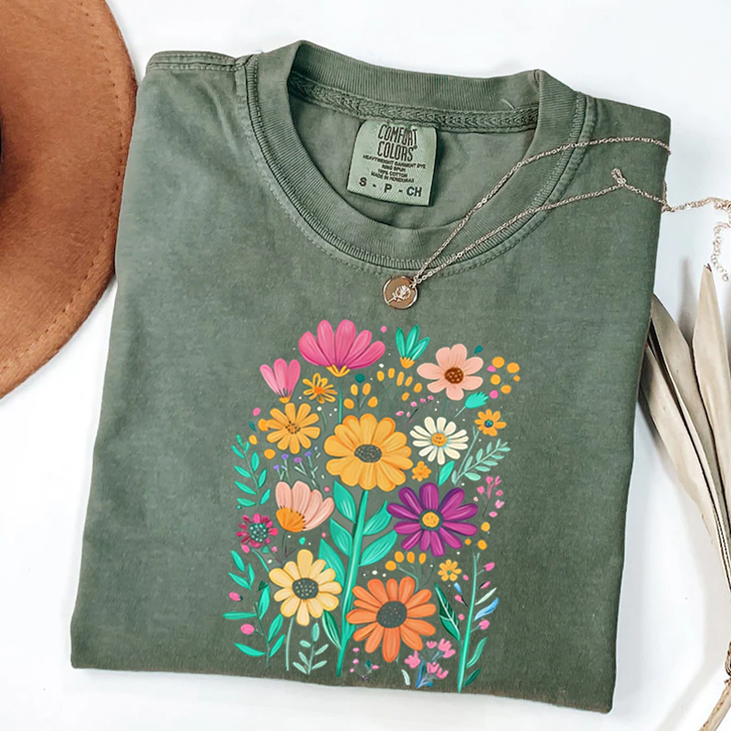 Boho Summer Floral T-shirt