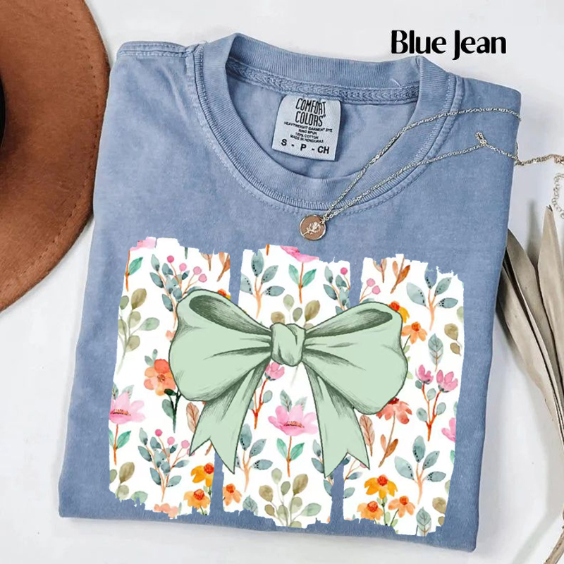 Coquette Bow Wildflowers T-shirt
