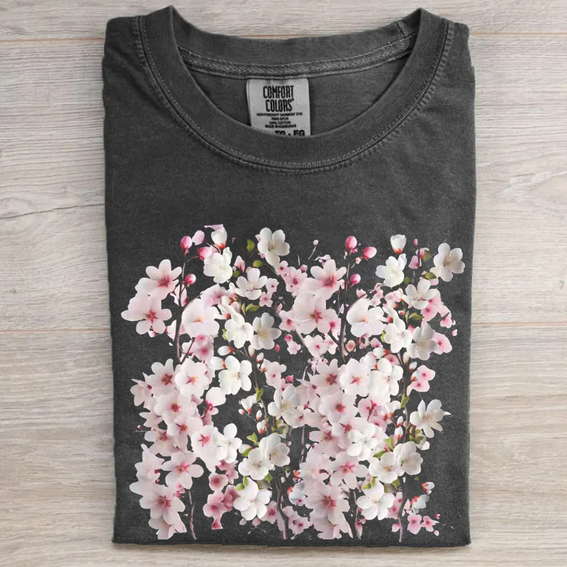 Sakura Cherry Blossom Floral T-shirt