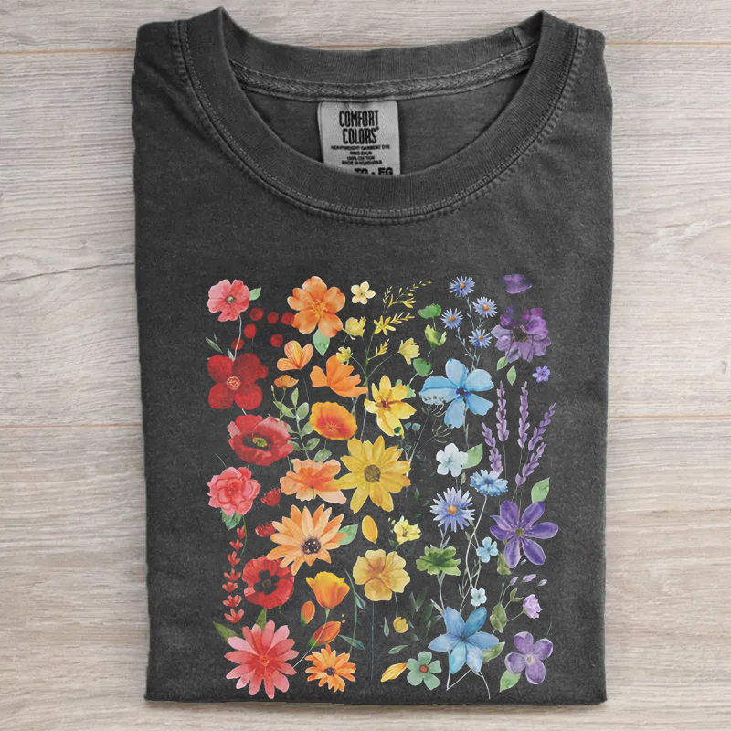 Gay Pride Wildflowers T-shirt