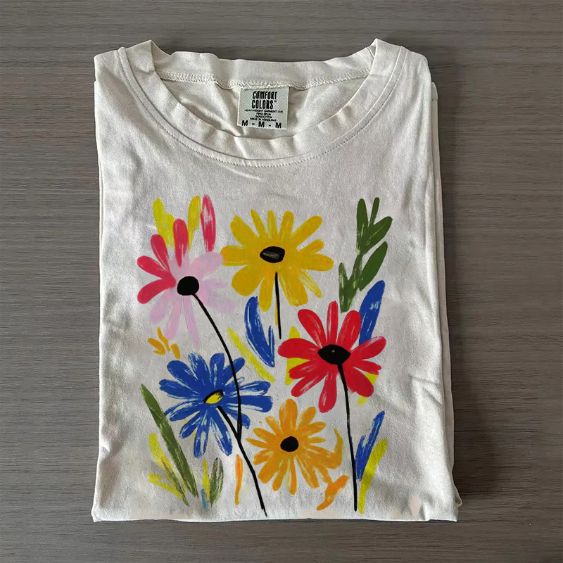 Colorful Floral T-shirt