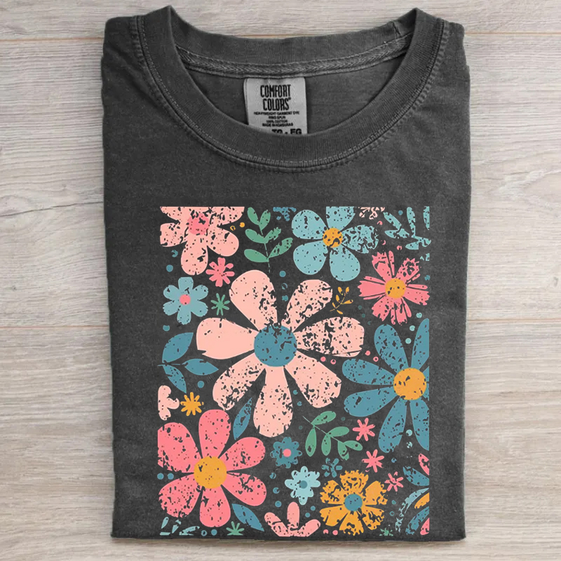 Boho Wildflowers, Flowers T-shirt
