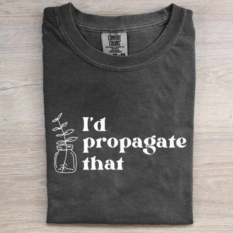 Retro Comfort Plant T-shirt