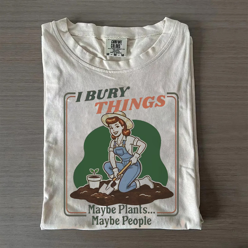 Retro Pin Up Shirt Gardening T-shirt
