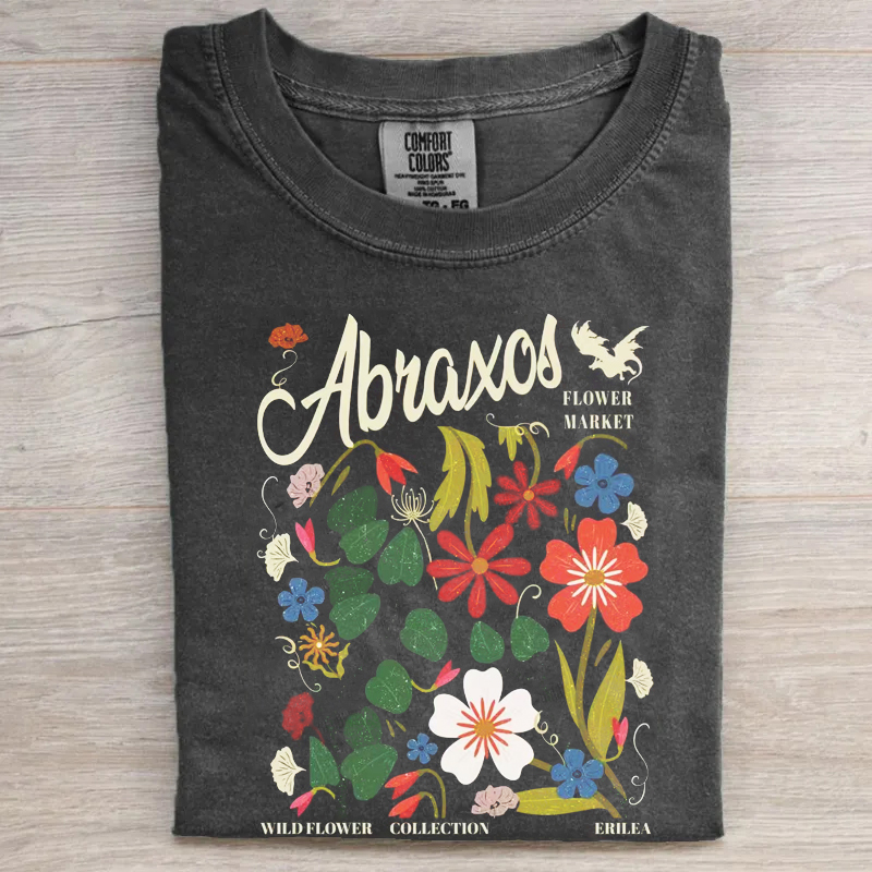Abraxos flower market T-shirt