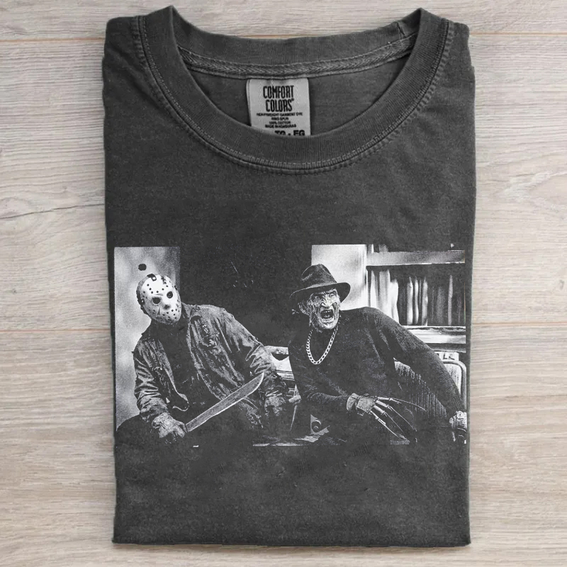 Freddy Krueger Jason Voorhees T-shirt