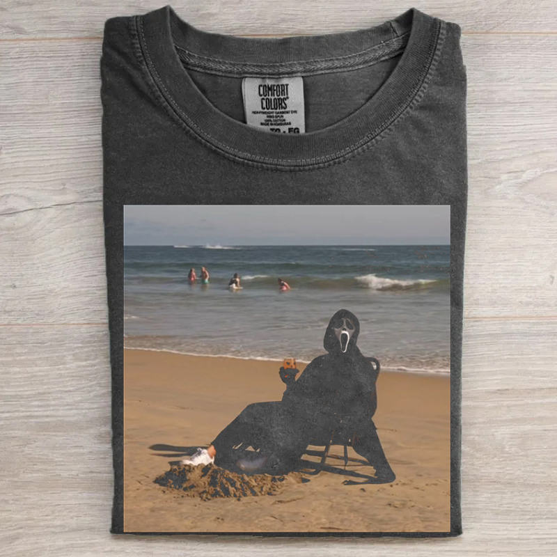 Vintage Summer Beach Halloween T-shirt