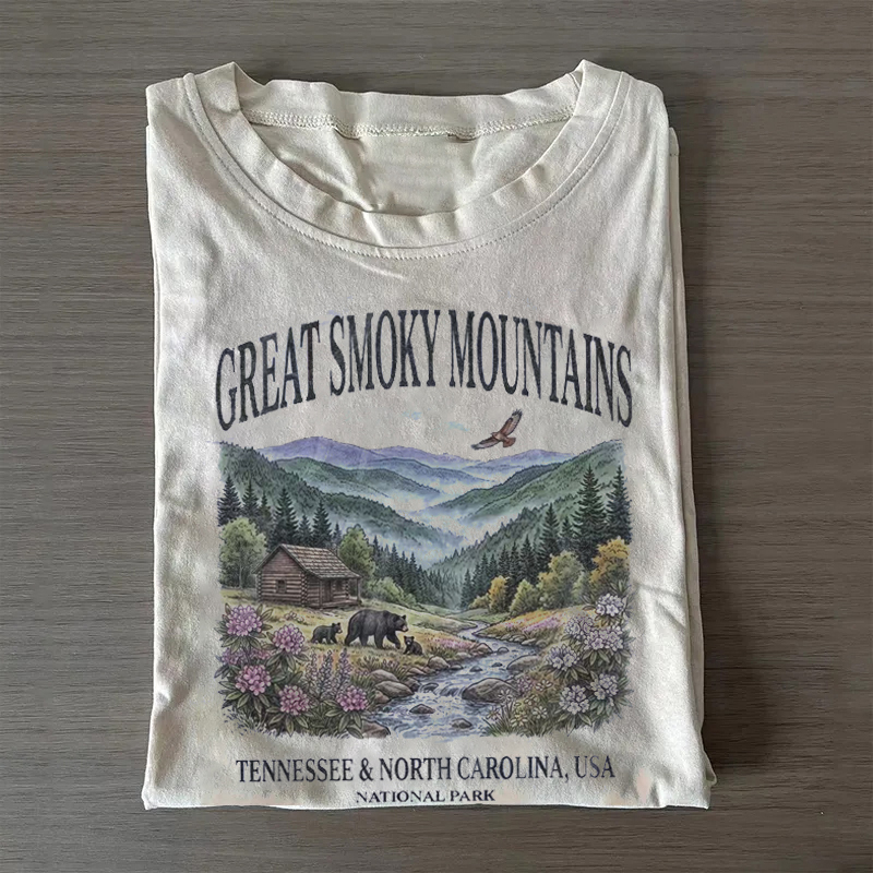 Great Smoky Mountains National Park Vintage 90s Graphic T-shirt