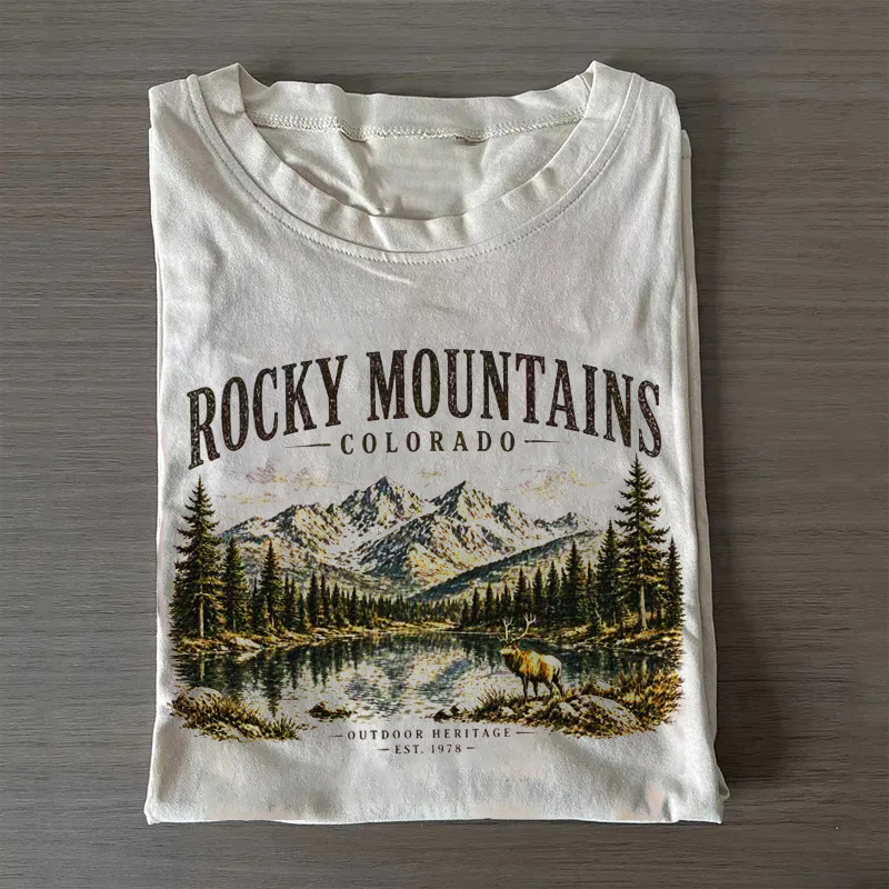 Vintage Rocky Mountains Colorado T-shirt