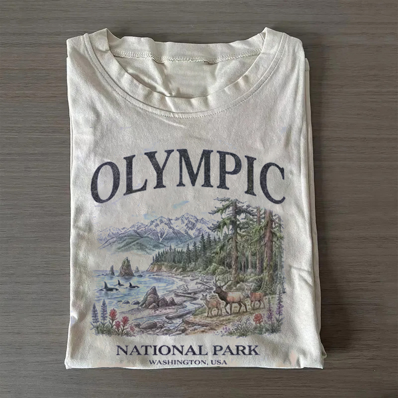 Olympic National Park Vintage 90s Graphic T-shirt